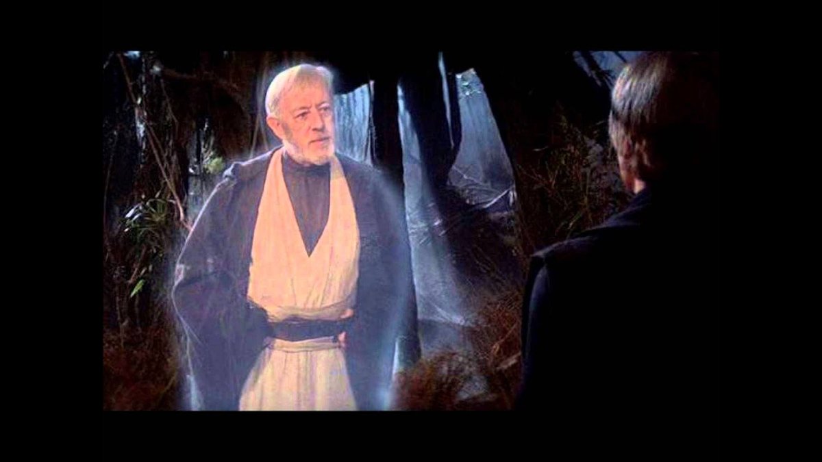 The Transformation of Ben Kenobi into a Force Ghost